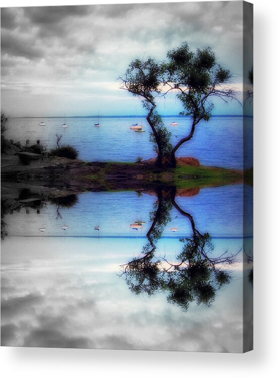 Larchmont Acrylic Print featuring the photograph Maybe You'll Be There II by Aurelio Zucco