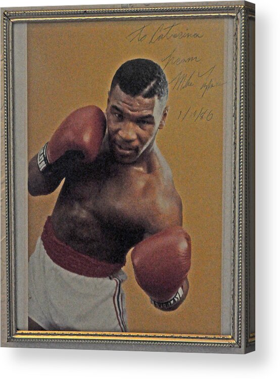 Boxer. Actor. Heavyweight Acrylic Print featuring the photograph Mike Tyson by Jay Milo