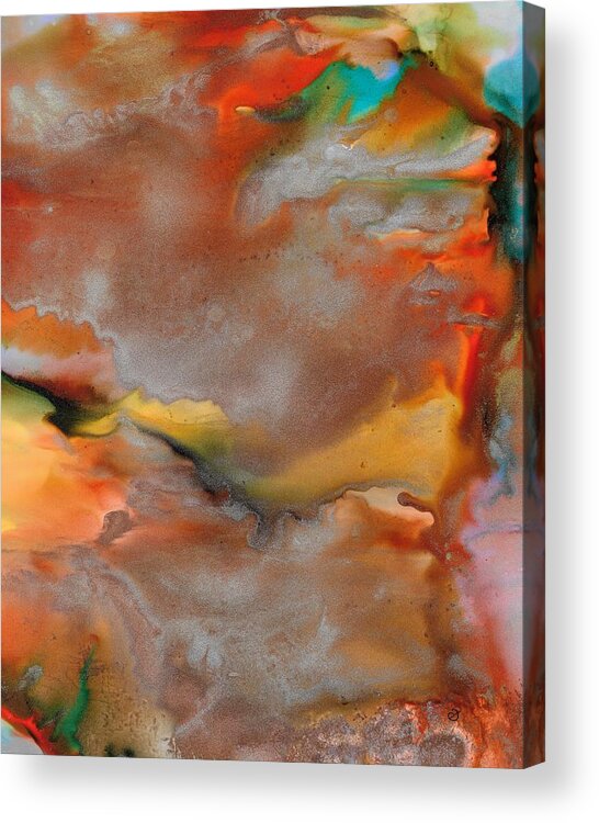 Abstract Acrylic Print featuring the painting Mother Nature by Eli Tynan