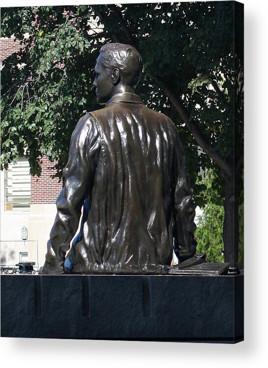 Purdue University Acrylic Print featuring the photograph Neil Armrstrong 4 by Mr Other Me Photography DanMcCafferty