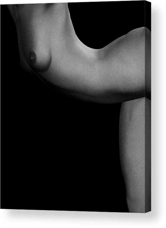 Adult Acrylic Print featuring the photograph Nude study of Jamie No 7 by Jan Keteleer