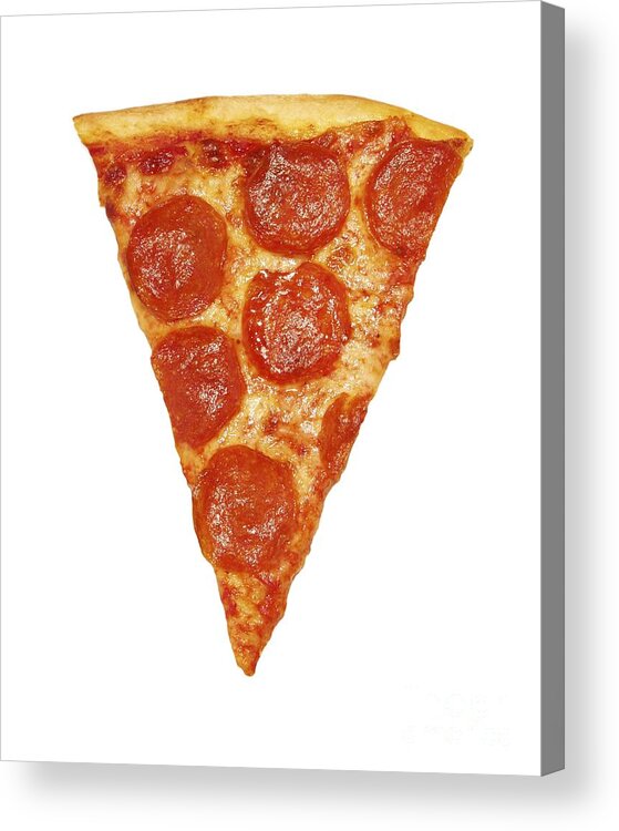 Pizza Acrylic Print featuring the photograph Pizza Slice by Diane Diederich