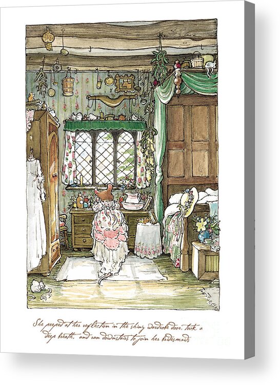 10 x 8 Double Mount Ready to place in Frame Brambly Hedge SPRING STORY