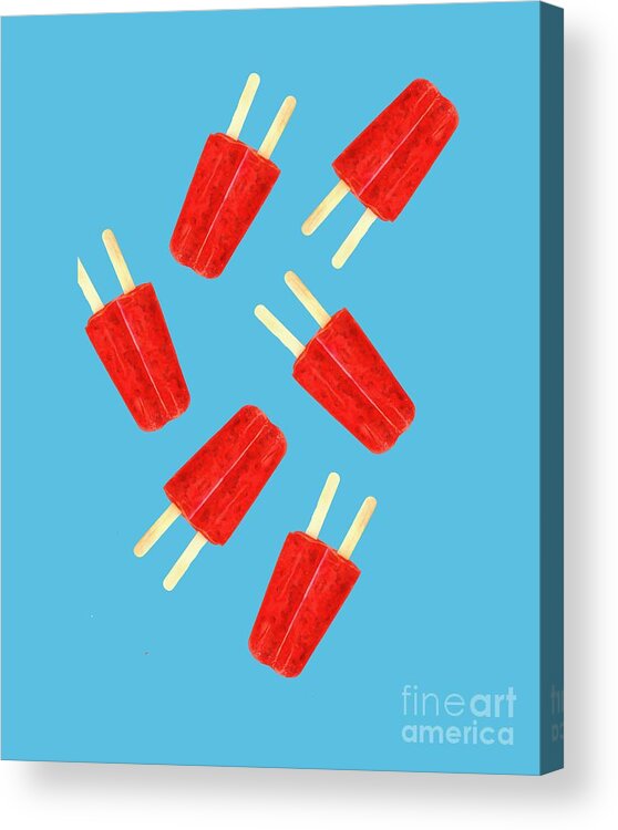 Popsicle Acrylic Print featuring the photograph Popsicle T-shirt by Edward Fielding
