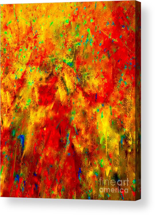 Painting-abstract Acrylic Print featuring the mixed media Precious Jewels Of The Nile River by Catalina Walker