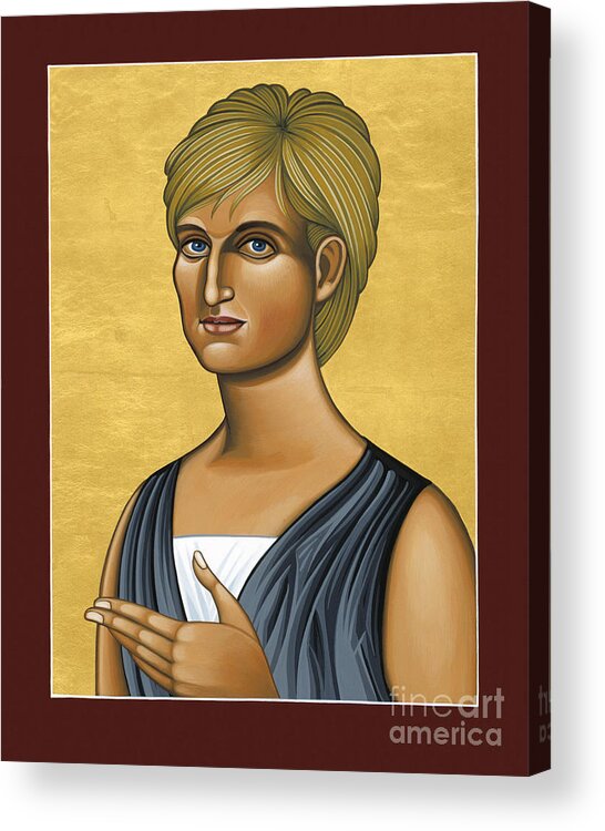 Princess Diana Acrylic Print featuring the painting Princess Diana 078 by William Hart McNichols