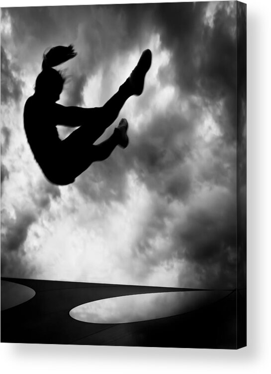 Adventure Acrylic Print featuring the photograph Returning to Earth by Bob Orsillo