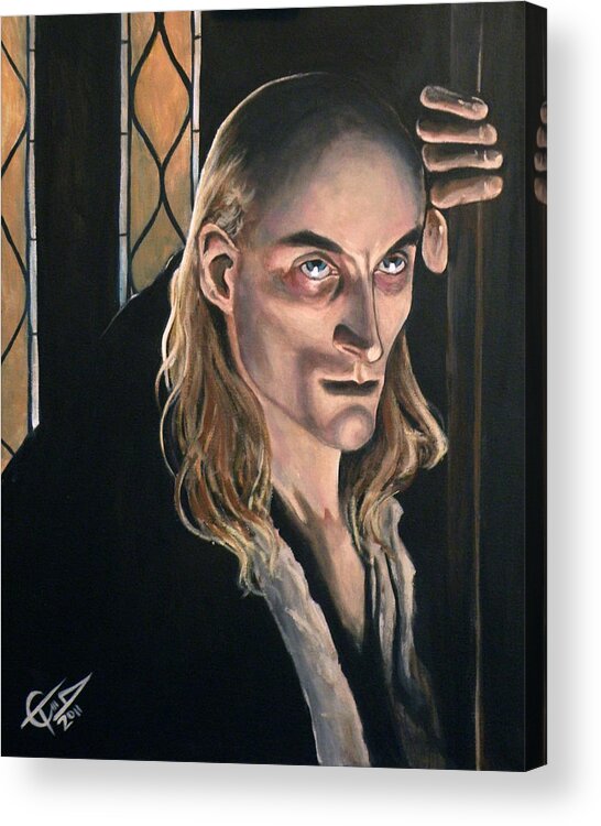 Riff Raff Acrylic Print featuring the painting Riff Raff - Rocky Horror Picture Show by Tom Carlton