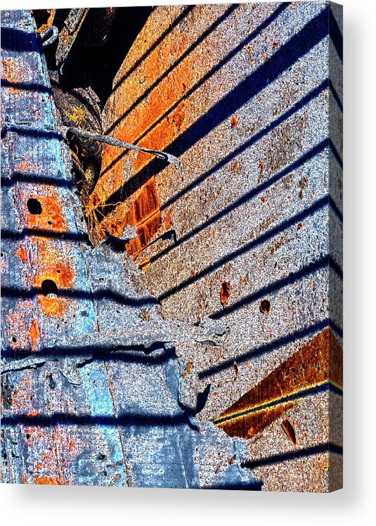 Rust Scapes #15 Acrylic Print featuring the photograph Rust Scapes #15 by Jessica Levant