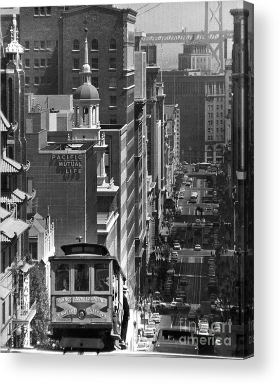 1950 Acrylic Print featuring the photograph SAN FRANCISCO, c1950 by Granger