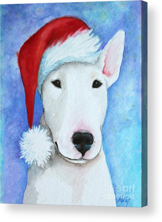 Noewi Acrylic Print featuring the painting Santa Bully by Jindra Noewi
