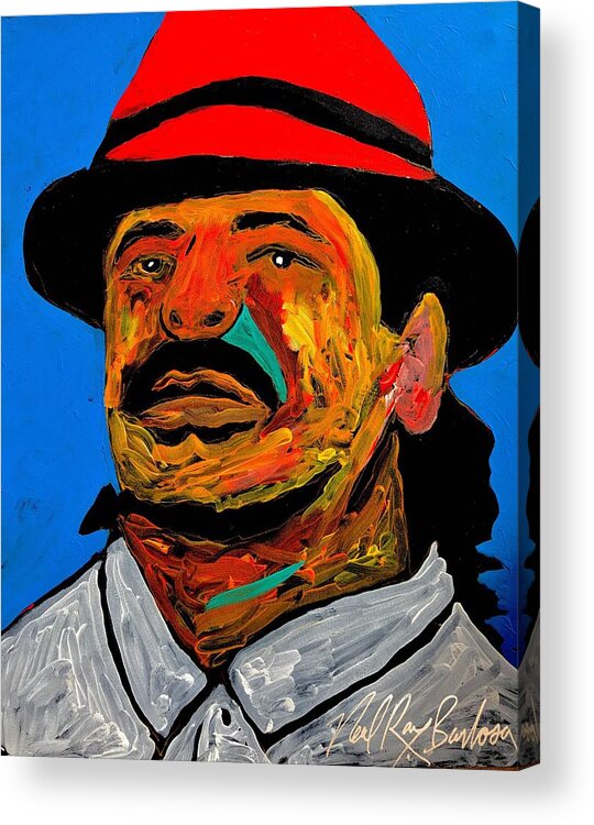 Santana Acrylic Print featuring the painting Santana by Neal Barbosa