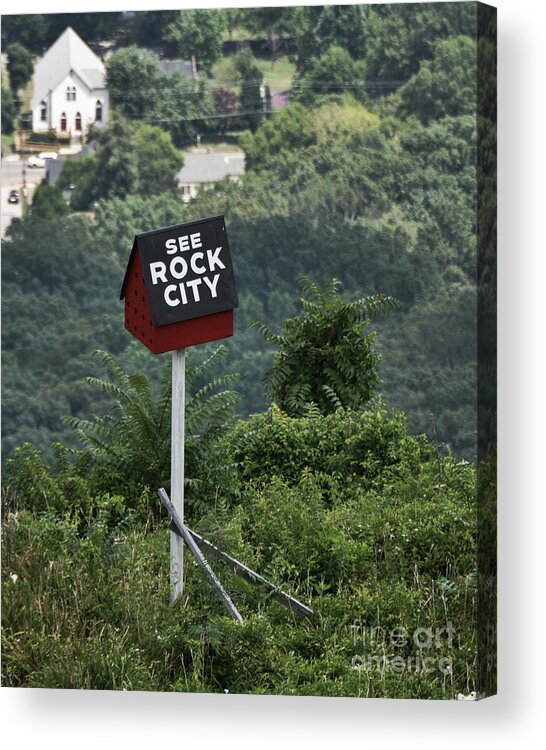 See Rock City Acrylic Print featuring the photograph See Rock City by Ken Johnson