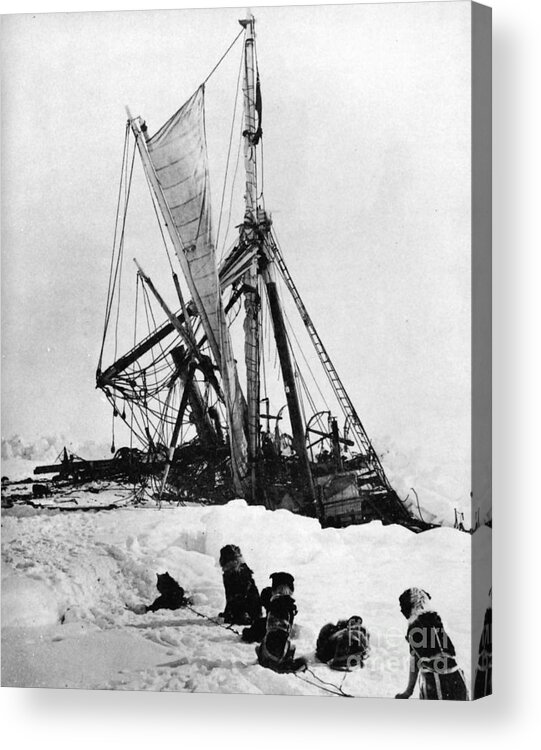 1915 Acrylic Print featuring the photograph Shackletons Endurance by Granger
