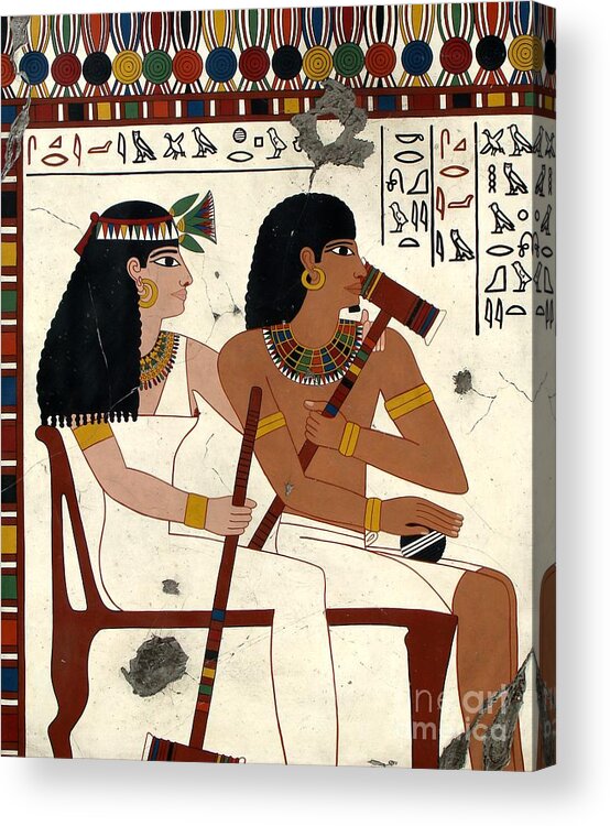 Egypt Acrylic Print featuring the painting Sport of Kings by Richard Deurer