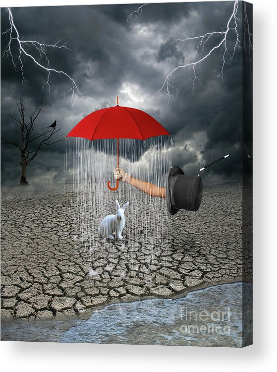 Rain Acrylic Print featuring the photograph Take this.. it may rain by Jim Hatch