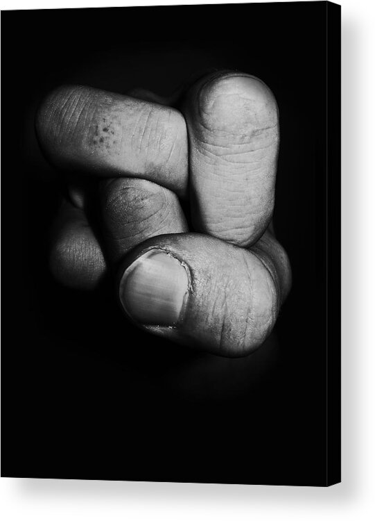 Tangle Acrylic Print featuring the photograph Tangled fist by Nicklas Gustafsson