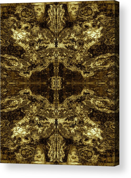 Abstract Acrylic Print featuring the digital art Tessellation No. 2 by David Gordon