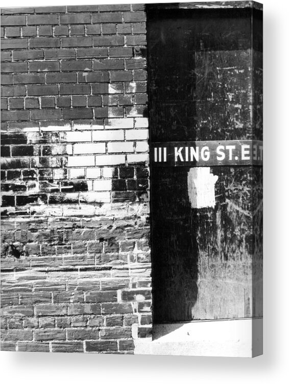 Urban Landscape Acrylic Print featuring the photograph The Back Door by Richard Stanford