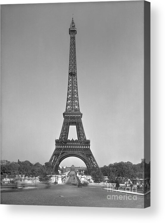 The Eiffel Tower Acrylic Print featuring the photograph The Eiffel tower by Gustave Eiffel