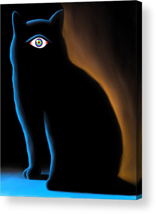 Wallpaper Buy Art Print Phone Case T-shirt Beautiful Duvet Case Pillow Tote Bags Shower Curtain Greeting Cards Mobile Phone Apple Android Nature Black Acrylic Print featuring the photograph The Eye have it by Salman Ravish