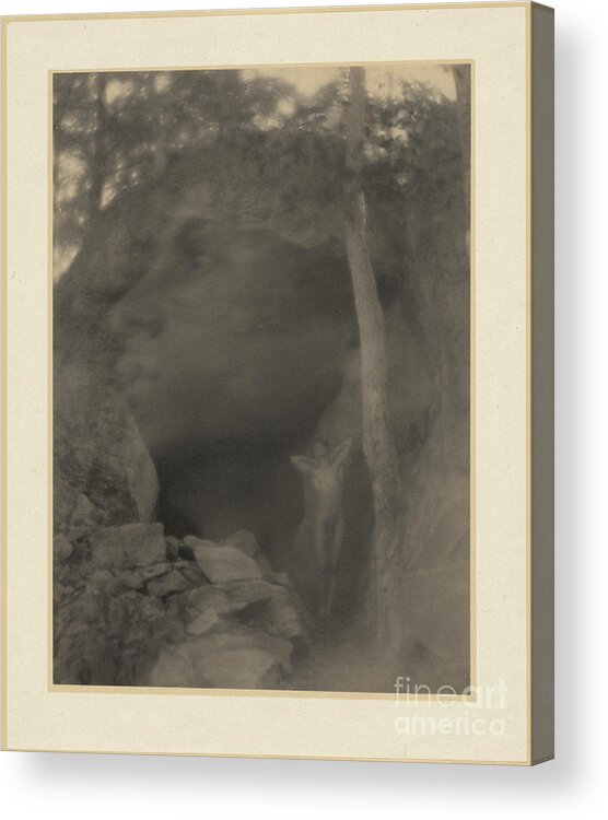Erotica Acrylic Print featuring the photograph The Vision In Orpheus, F. Holland Day by Science Source