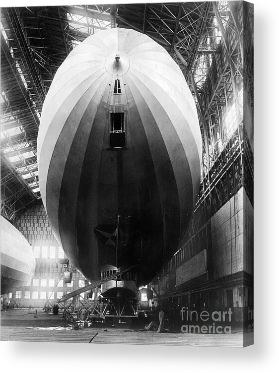  Acrylic Print featuring the painting U.s. Airship, 1924 by Granger