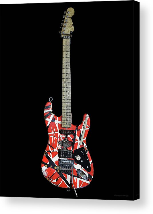 Van Halen's Guitar Acrylic Print featuring the photograph Van Halen's Guitar by Coke Mattingly