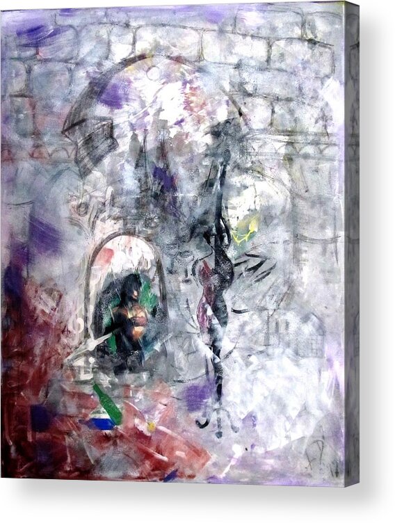  Acrylic Print featuring the painting War Time by Lilliana Didovic