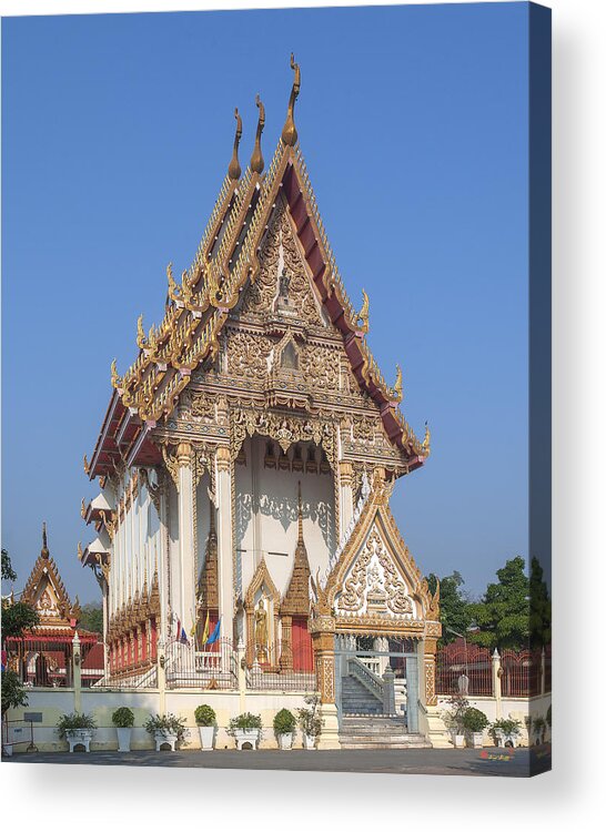 Temple Acrylic Print featuring the photograph Wat Woranat Bonphot Phra Ubosot DTHNS0017 by Gerry Gantt