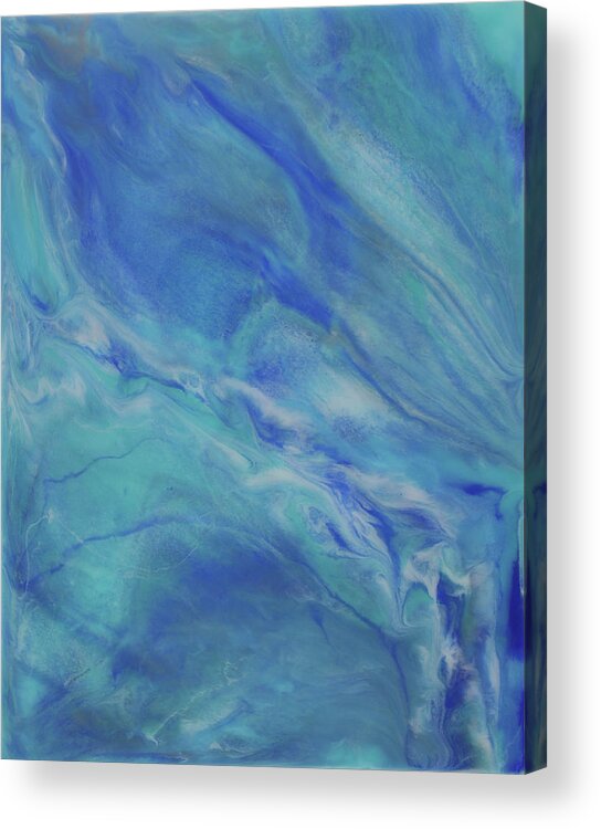 Organic Acrylic Print featuring the painting Whispers by Tamara Nelson