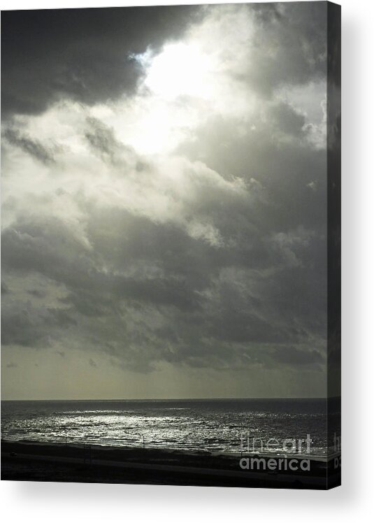 Perdido Acrylic Print featuring the photograph Windy Daybreak Perdido Key FL by Lizi Beard-Ward