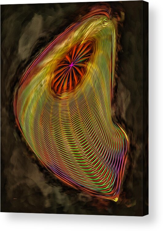 Abstract Acrylic Print featuring the photograph Wormhole in Space by John M Bailey