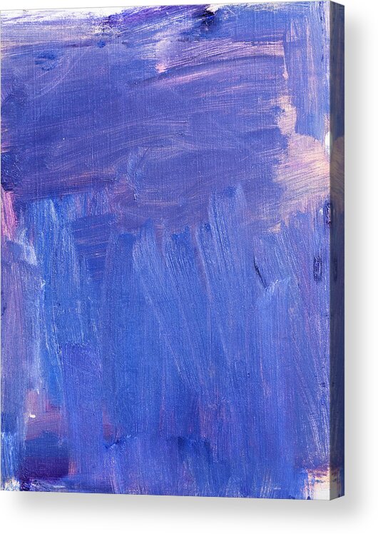 Oil Painting Acrylic Print featuring the photograph Abstract Painted Blue Art Backgrounds #1 by Ekely