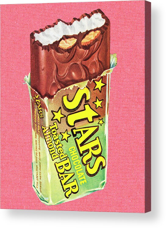 Campy Acrylic Print featuring the drawing Candy #1 by CSA Images