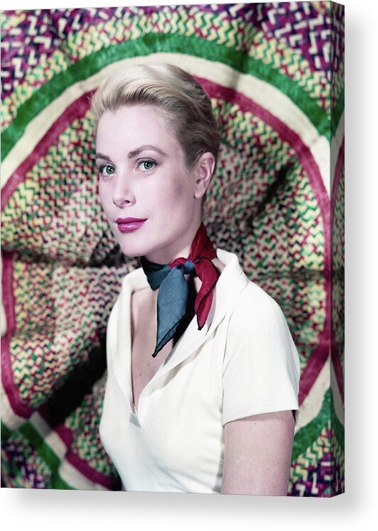 People Acrylic Print featuring the photograph Grace Kelly #1 by Archive Photos