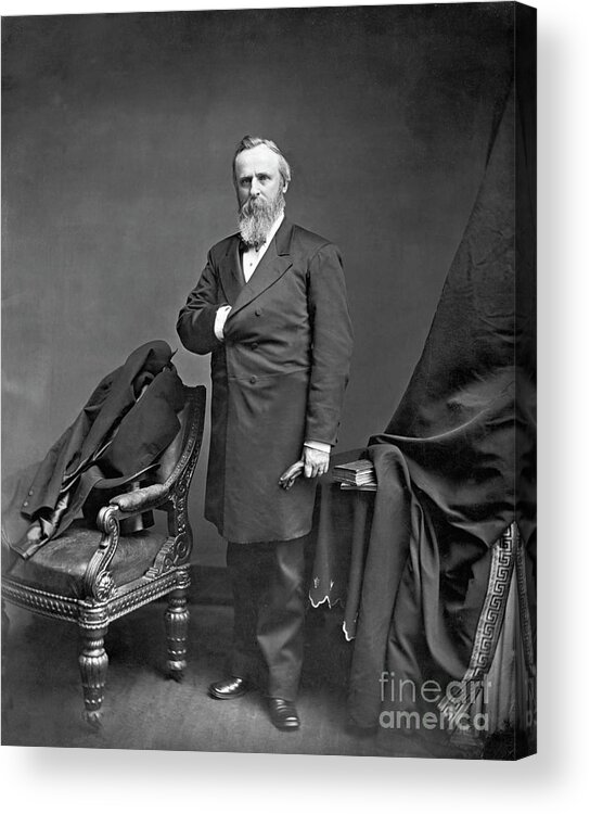Rutherford B. Hayes Acrylic Print featuring the photograph Rutherford B. Hayes #1 by Bettmann