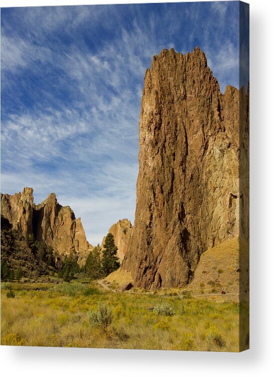 Smith Acrylic Print featuring the photograph Smith Rock Landscape #1 by Todd Kreuter