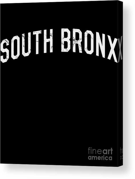 Cool Acrylic Print featuring the digital art South Bronx #1 by Flippin Sweet Gear