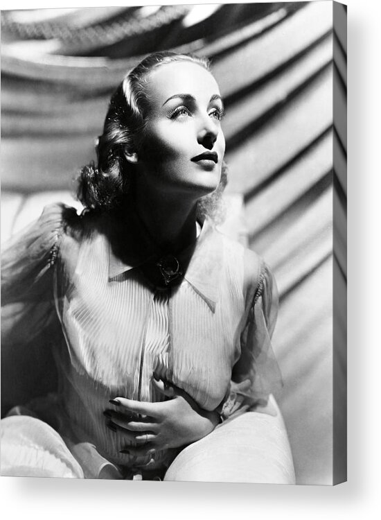 Carole Lombard Acrylic Print featuring the photograph Carole Lombard . by Album