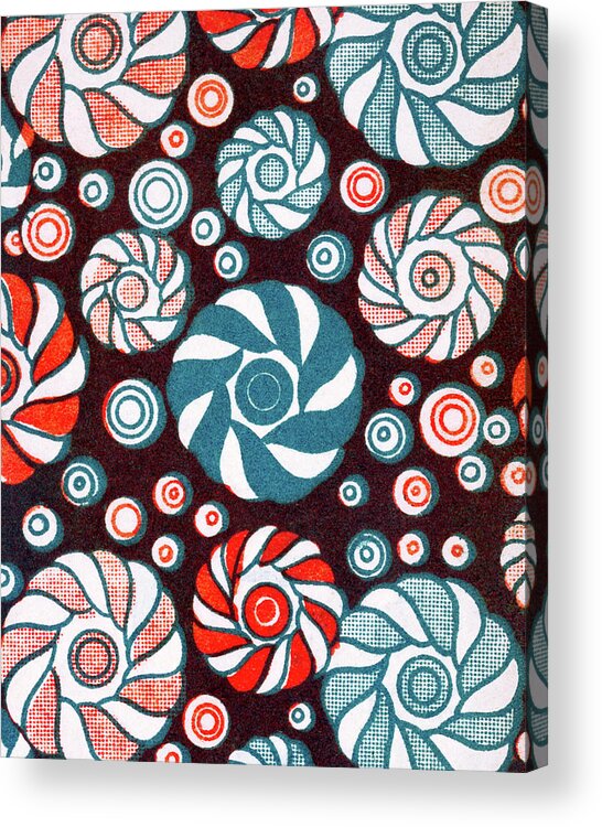 Background Acrylic Print featuring the drawing Pattern #148 by CSA Images