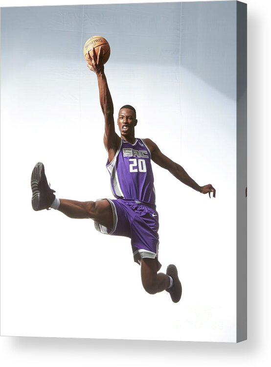 Harry Giles Acrylic Print featuring the photograph Rookie Photo Shoot 2017 by Nathaniel S. Butler