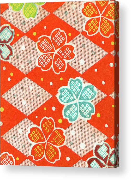 Background Acrylic Print featuring the drawing Pattern #51 by CSA Images