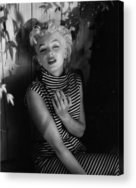 People Acrylic Print featuring the photograph Marilyn Monroe #6 by Baron