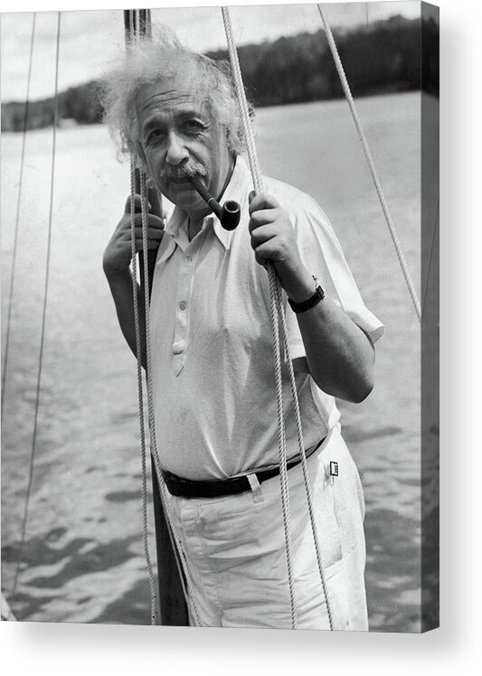 Life Magazine Acrylic Print featuring the photograph Albert Einstein by LIFE Picture Collection