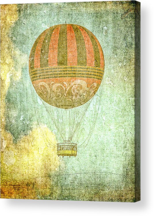 Hot Air Acrylic Print featuring the photograph Among the Clouds by Pete Rems