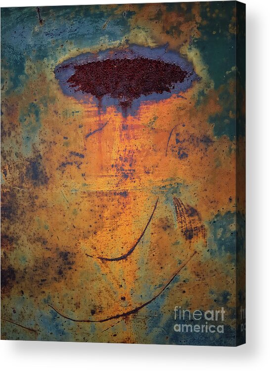 Beam Me Up Acrylic Print featuring the mixed media Beam Me Up by Terry Rowe