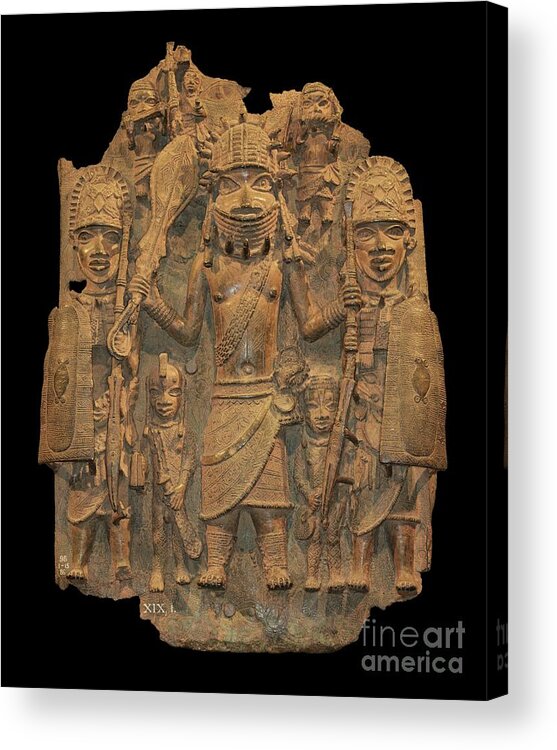 Benin Acrylic Print featuring the photograph Benin Bronze by David Parker/science Photo Library