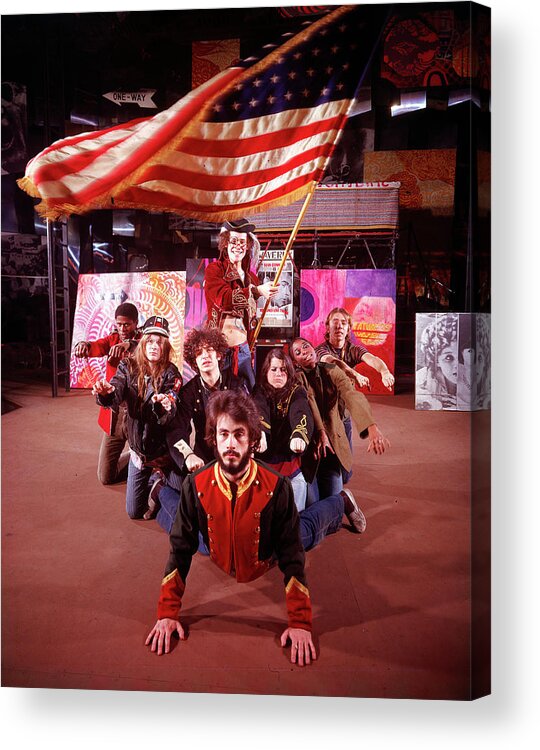Human Interest Acrylic Print featuring the photograph Cast Of Theater Production by Ralph Morse