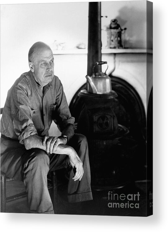 Artist Acrylic Print featuring the photograph Edward Hopper, American Artist by Bettmann
